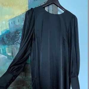 Banana Republic Satin Black Dress